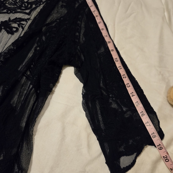 Lane Bryant Duster Kimono Cardigan Navy Blue Size 18/20 Navy Blue - Picture 5 of 6